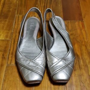 Cole Haan Metallic Slip On Shoes Size 9.5B